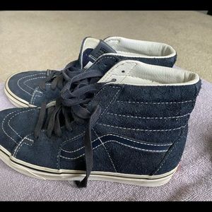 Blue suede vans